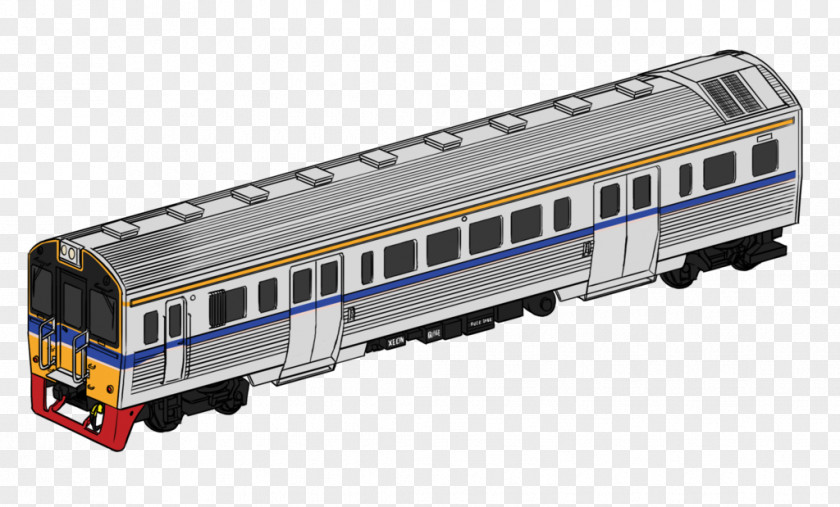 Train Passenger Car Railcar Railroad Rail Transport PNG