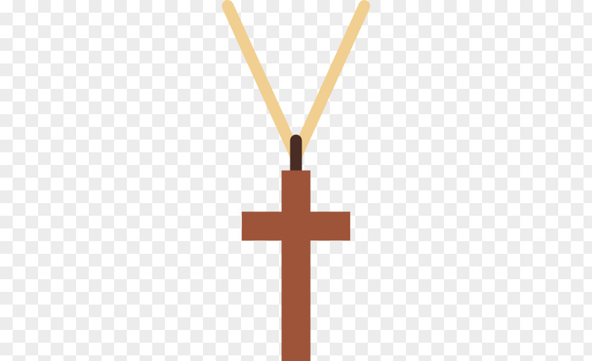 Crucifix Product Design Line PNG