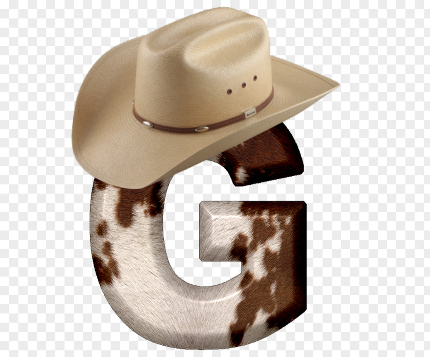 Hat Cowboy Alphabet PNG