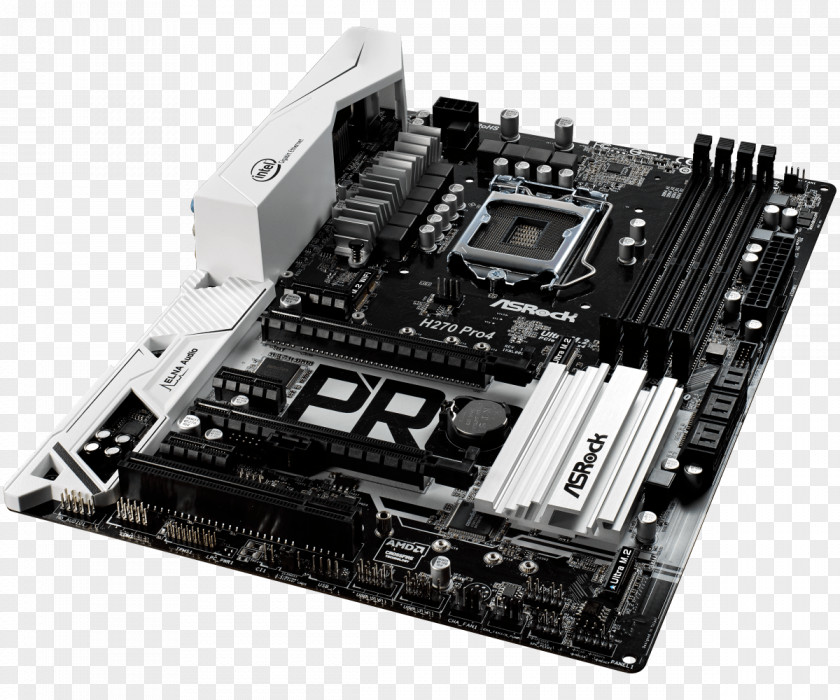 Intel ASRock H270 Pro4 LGA 1151 Motherboard ATX PNG