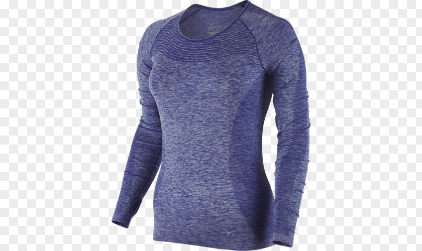 Knitting Wool T-shirt Nike Air Max Clothing Blue PNG