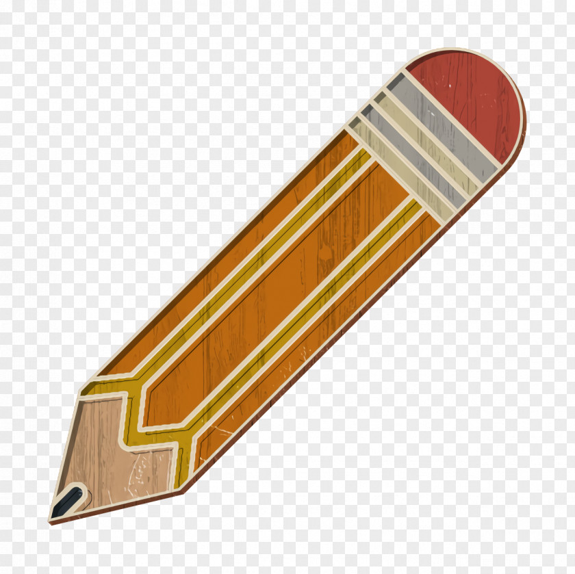 Sports Equipment Longboard Pencil Icon PNG