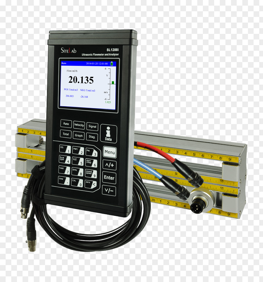 Ultrasonic Flow Meter Measurement Akışmetre Ultrasound Pipe PNG