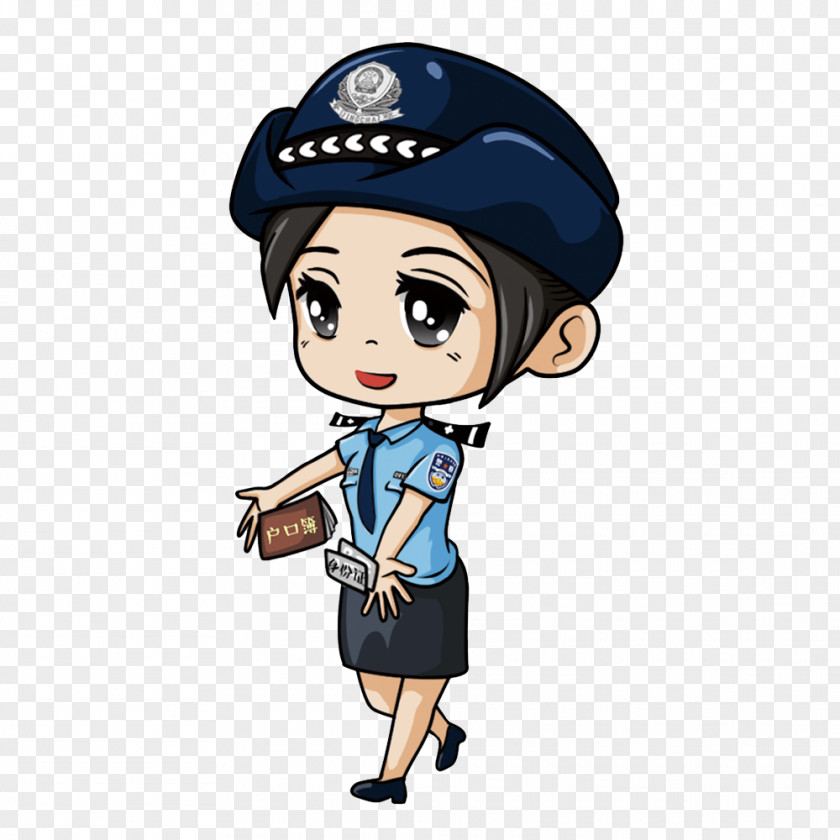 Beart Cartoon Police Officer Public Security Image People's Of The Republic China PNG