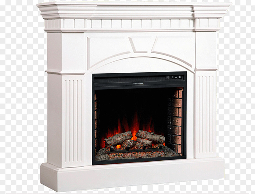 Electric Fireplace White Hearth Portal PNG