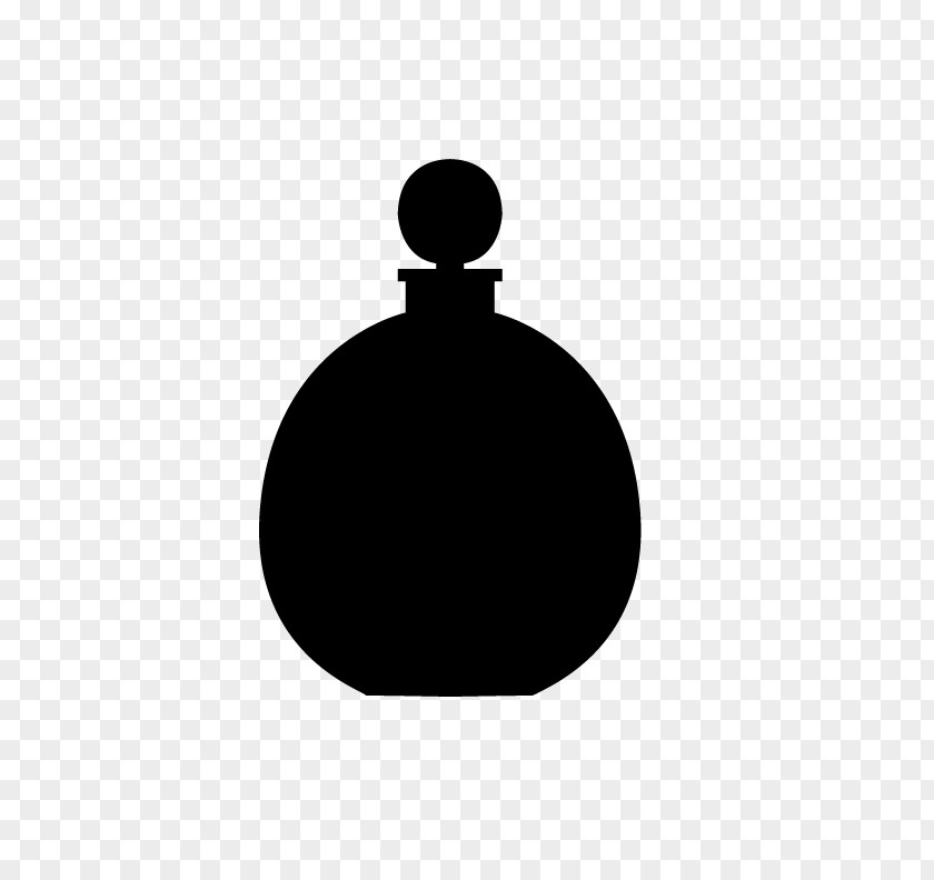 Perfume Bottle Silhouette Line PNG