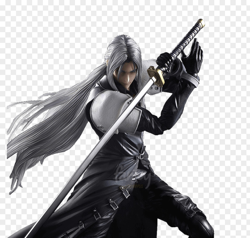 Childhood Fantasy Final VII Remake Sephiroth Cloud Strife Barret Wallace PNG