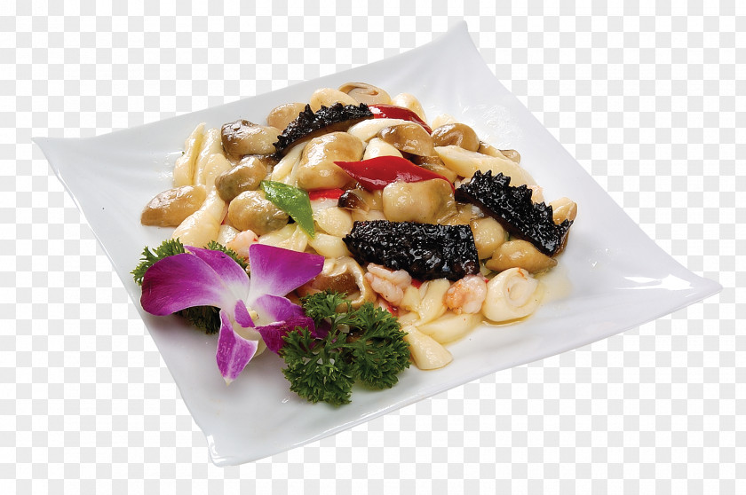 Seafood Burst Mushrooms Mushroom Vegetarian Cuisine PNG