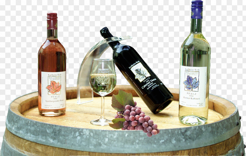 Wine White Bottle Weingut Roth Glass PNG