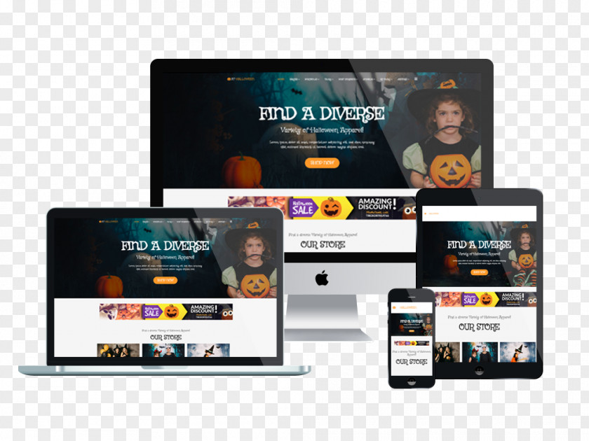 WordPress Responsive Web Design Template System PNG