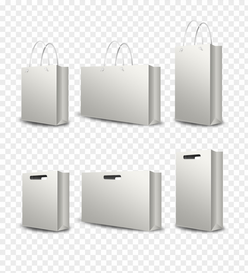 3D Shopping Bag Paper PNG