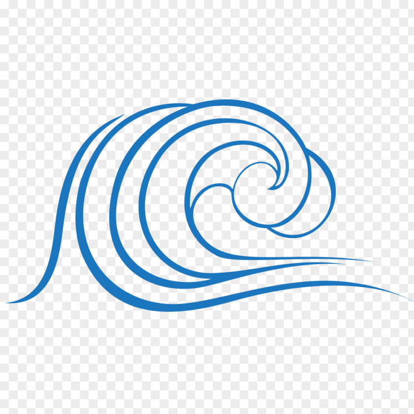 Bebas Design Element Wind Wave Image Sea Motif PNG