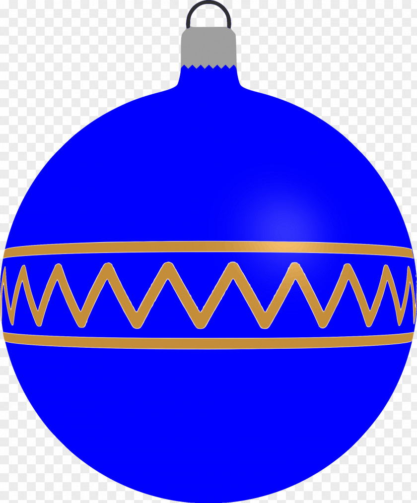 Bombka Christmas Ornament Blue Clip Art PNG