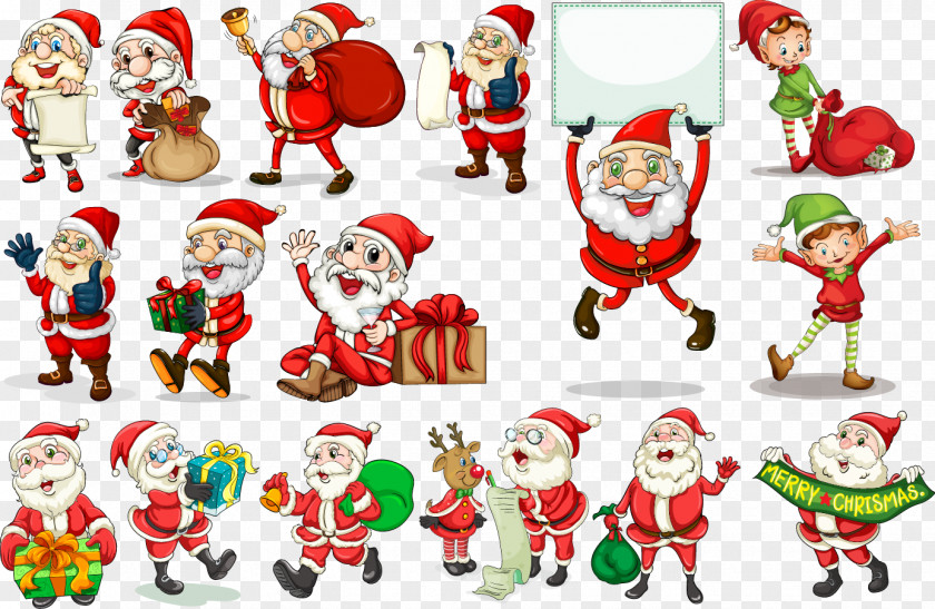 Cartoon Santa Claus Can Stock Photo Clip Art PNG
