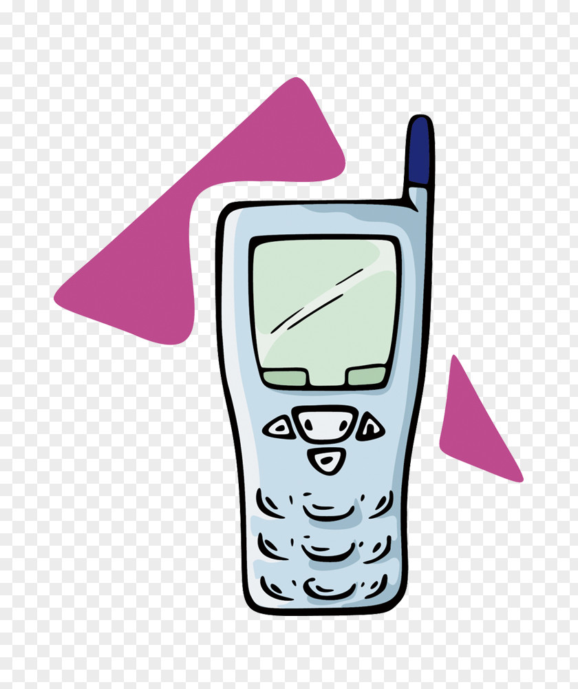 Cellphon Cartoon Feature Phone Mobile Phones Vector Graphics Telephone PNG
