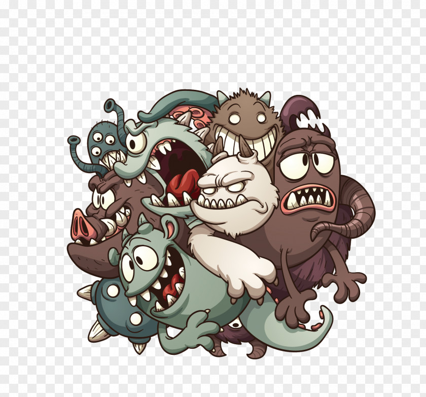 Monster Cartoon Royalty-free Illustration PNG