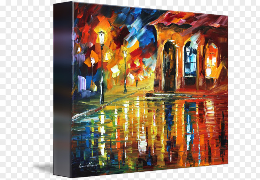 Painting Modern Art Canvas Printing PNG