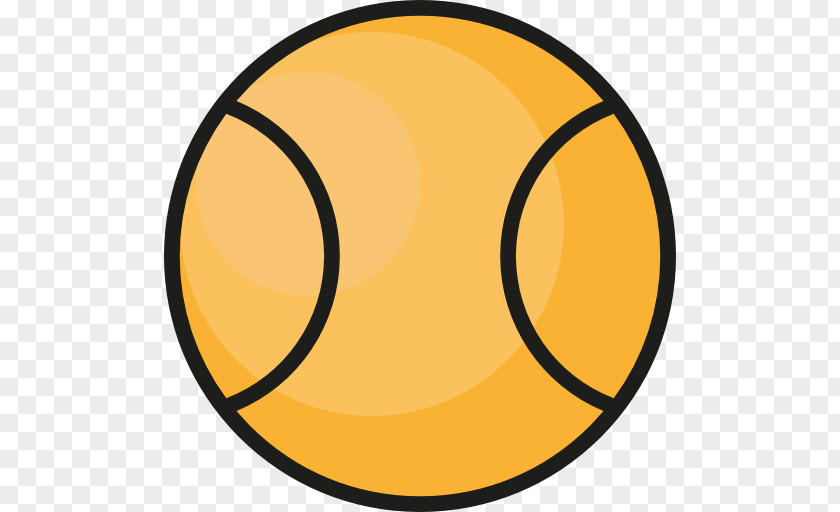 Yellow Handball Internet Icon PNG