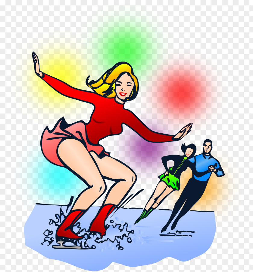 Figure Skating Ice Dance Clip Art PNG