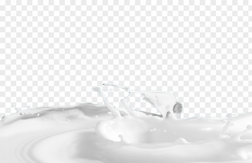 Milk Splash Monochrome Black And White Liquid PNG