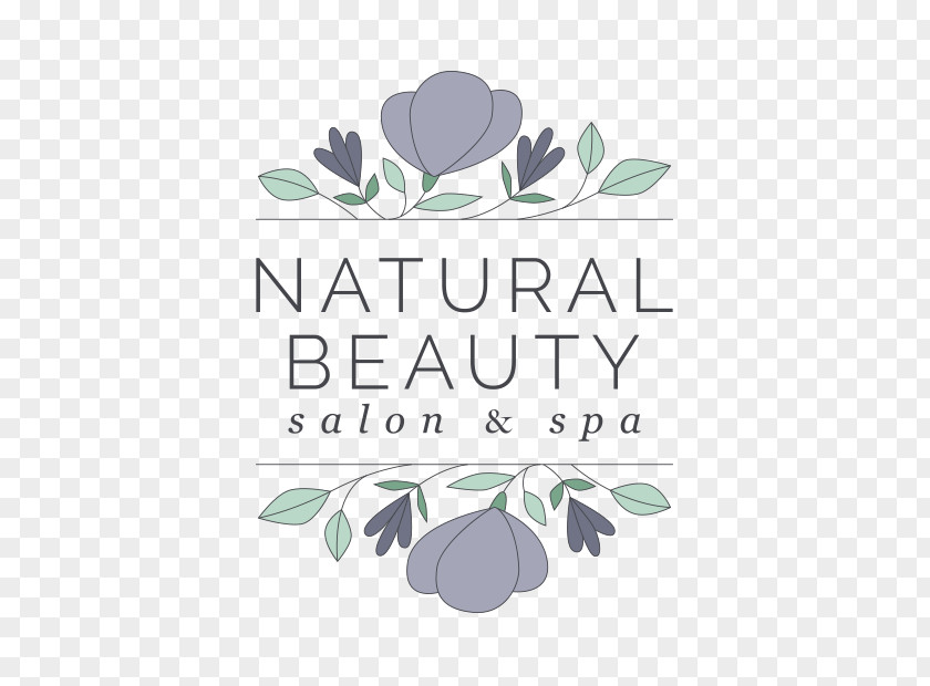 Natural Beauty Logo Brand Parlour Salon & Spa PNG