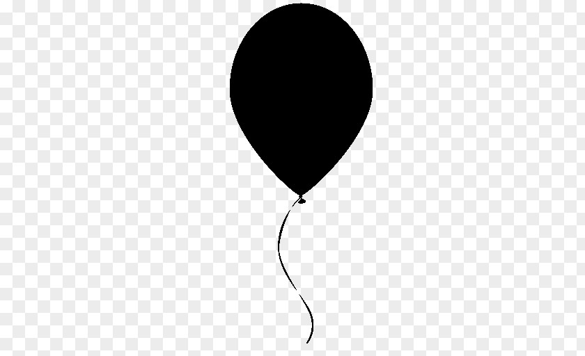 String Balloon Drawing Black And White Clip Art PNG