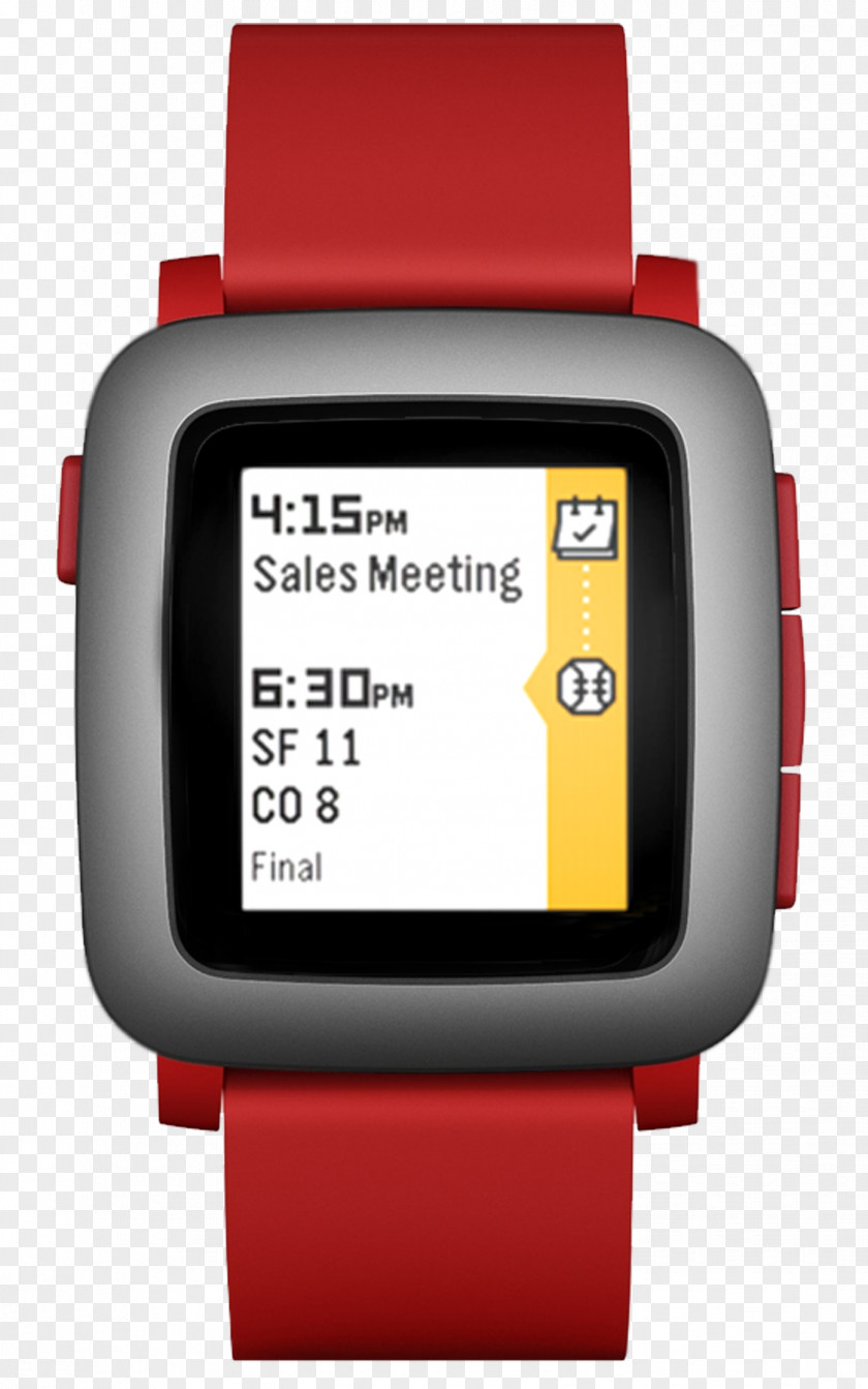 Watch Pebble Time Steel Smartwatch PNG
