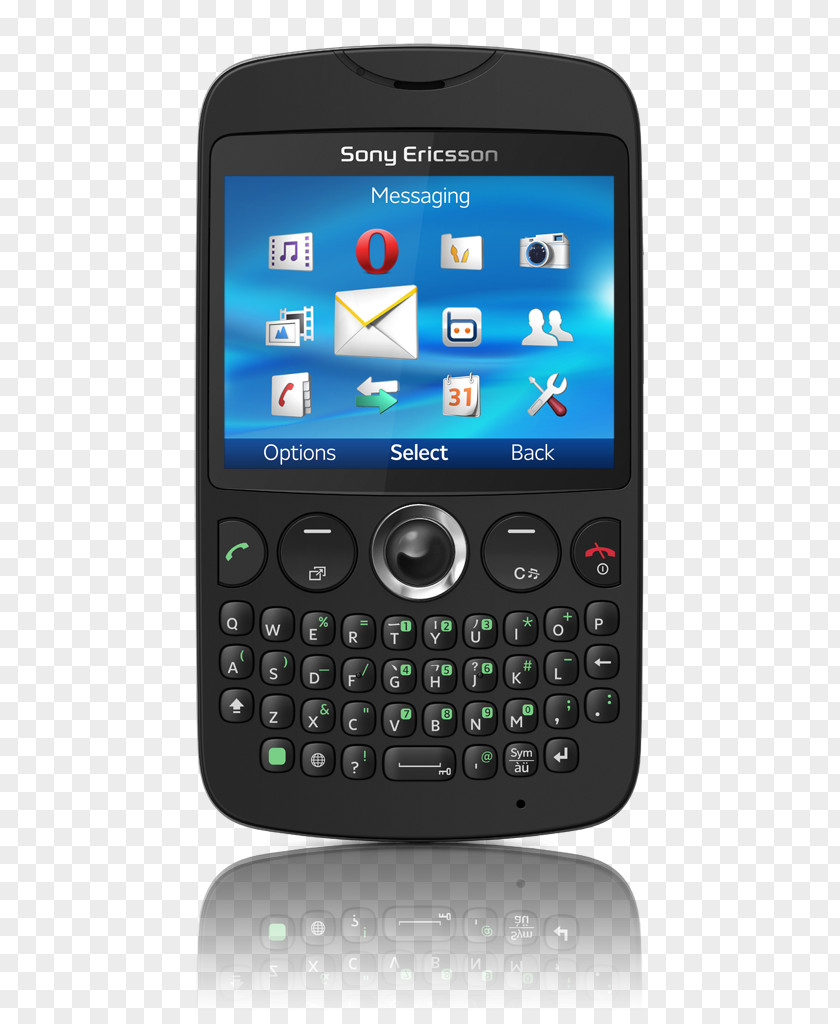 BlackUnlockedGSM Sony MobileSony Ericsson Phones Unlocked TXT Ck13i 3.15 MP Wi-Fi QWERTY Keyboard Cell W380 Txt PNG