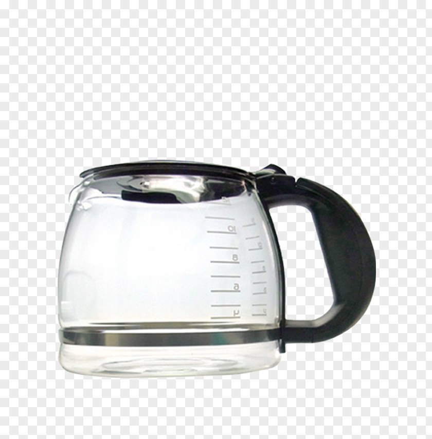 Glass Kettle Coffeemaker Mug PNG