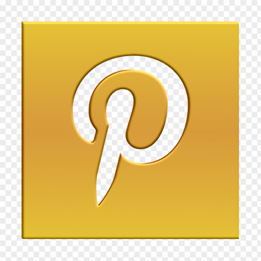 Solid Social Media Logos Icon Pinterest PNG