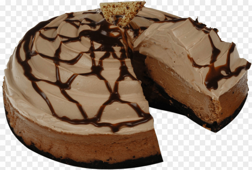 Cheesecake Chocolate Cake Fudge Mousse PNG