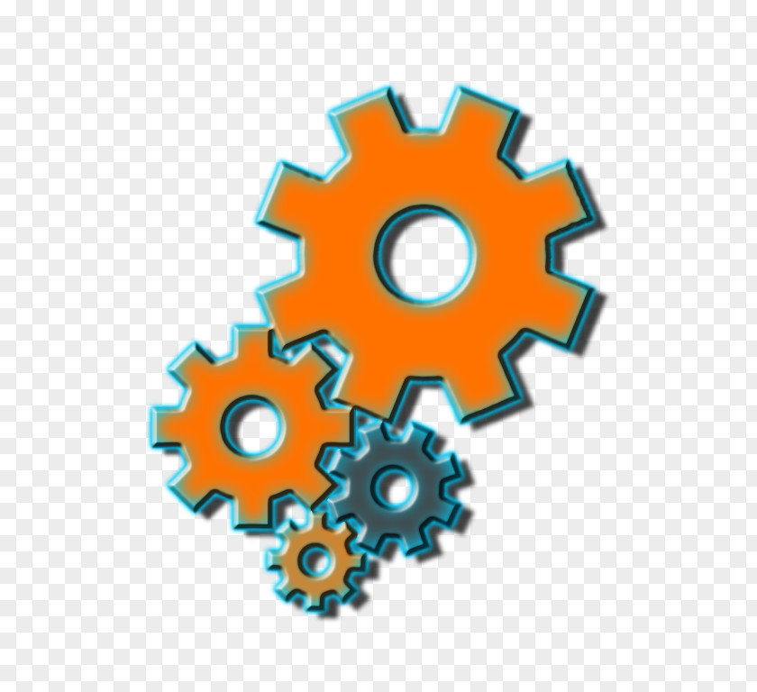 Gear Machinery Logo Symbol PNG