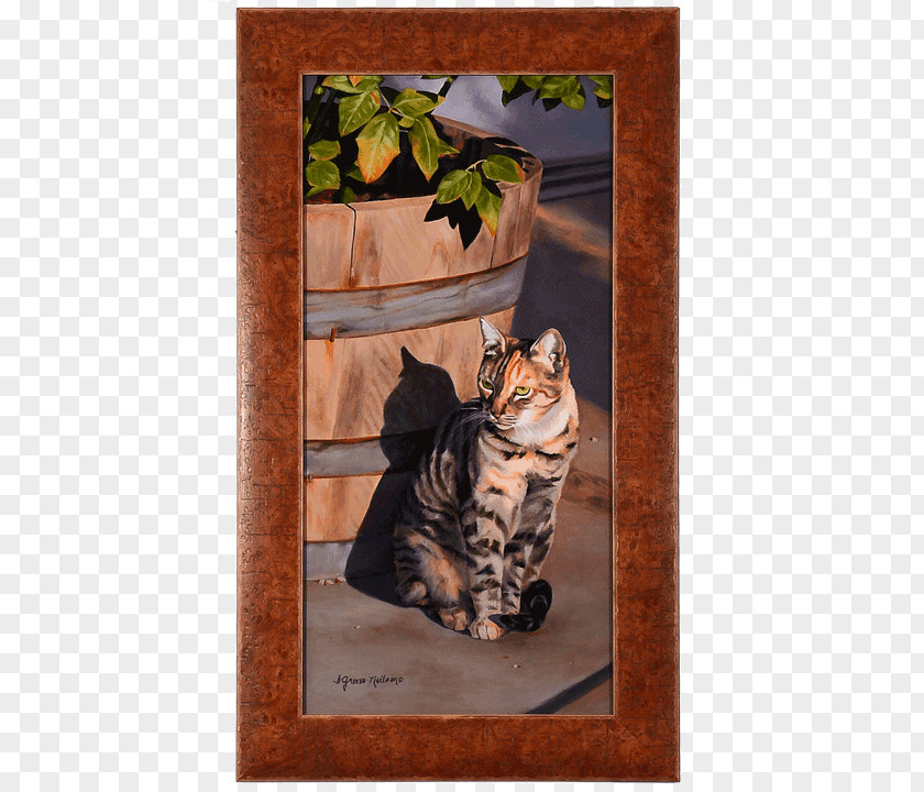 Painted Cat Kitten Oil Painting Cattle PNG