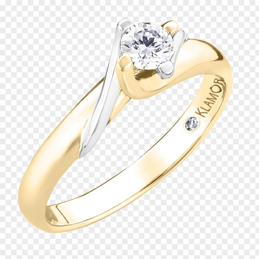 Ring Patience Wedding Białe Złoto Gold PNG