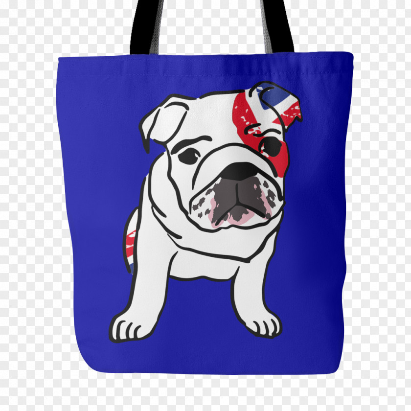 Shoes And Bags Bulldog T-shirt Pug Puppy Tote Bag PNG