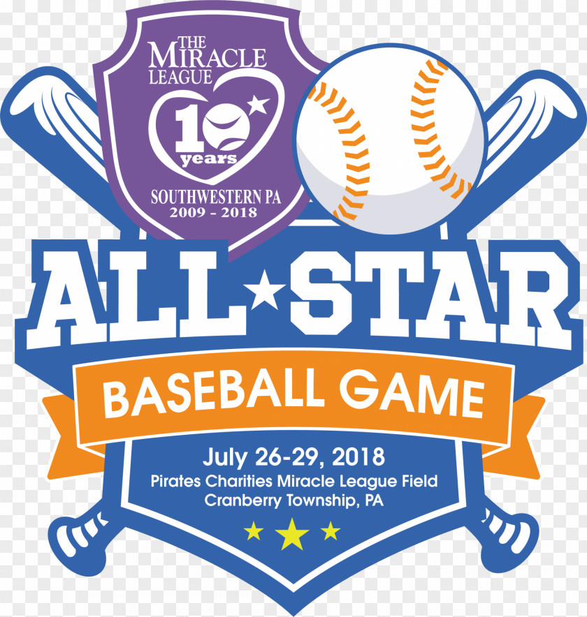 Cranberry Splash Logo Organization Miracle League Field Major Baseball All-Star Game PNG