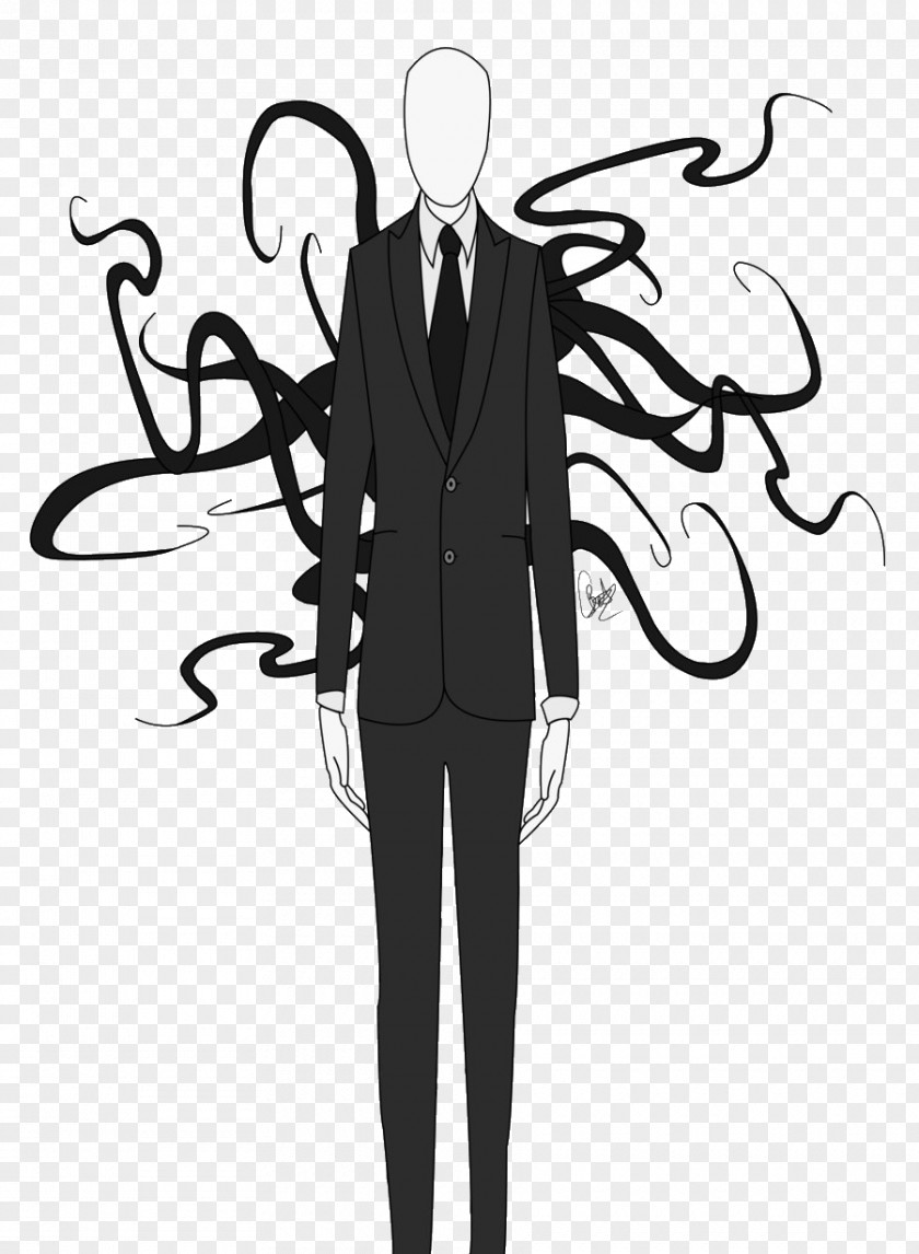Creepy Slender: The Eight Pages Slenderman Drawing Clip Art PNG