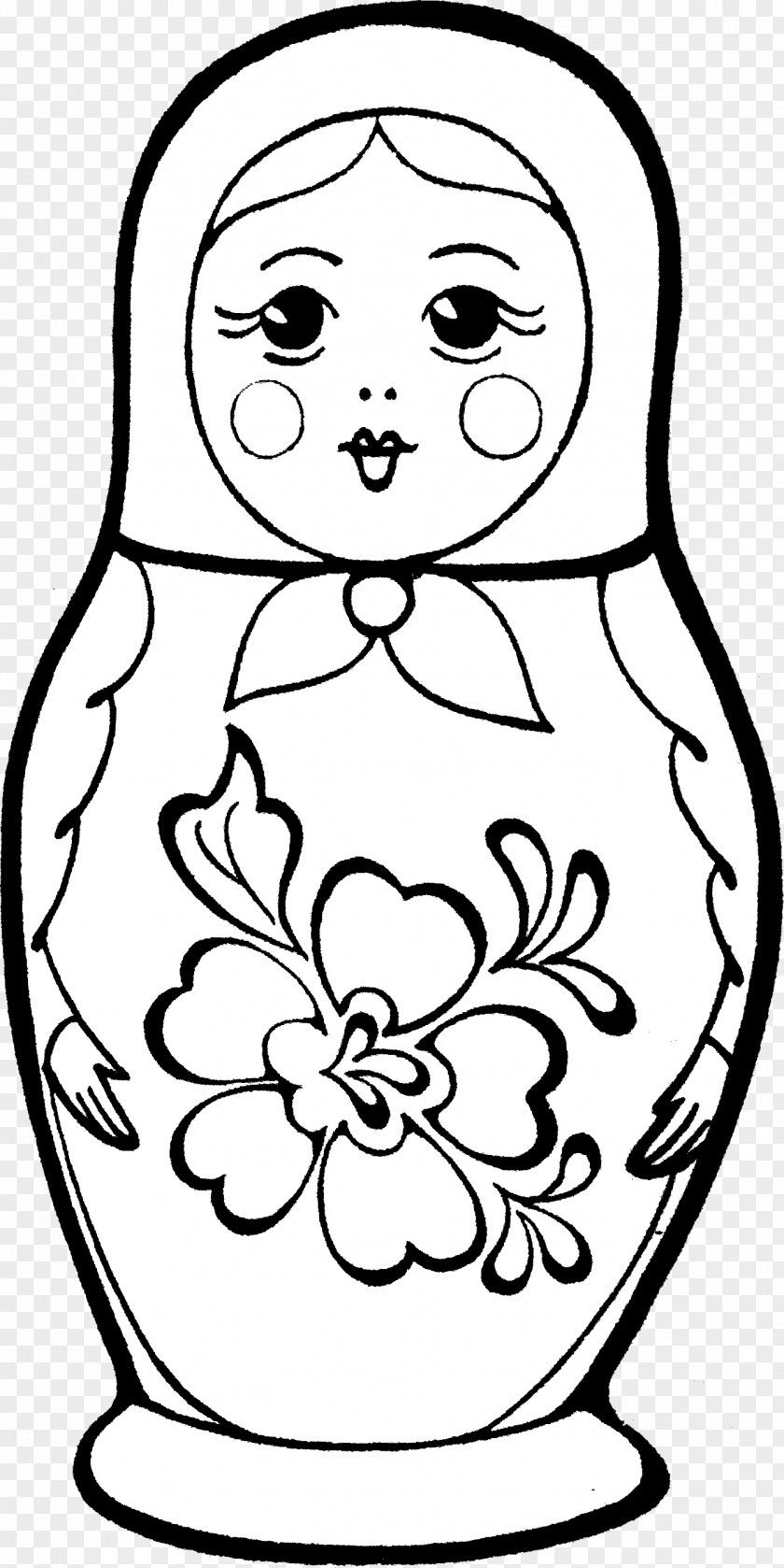 Doll Coloring Book Matryoshka Drawing Image PNG