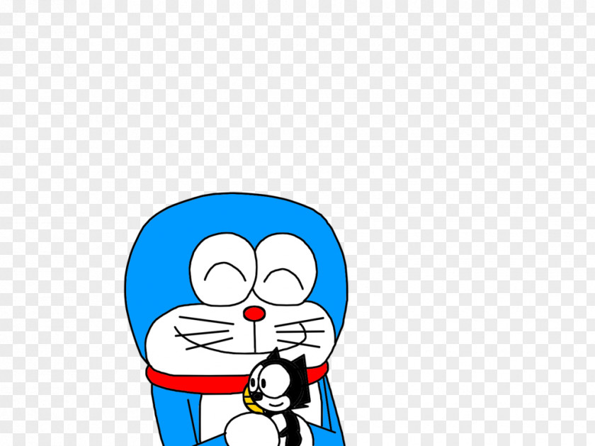 Doraemon Felix The Cat Hug Drawing PNG