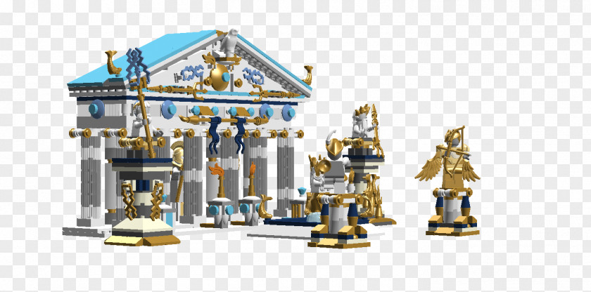 Olympic Project Temple Lego Minifigure Figurine Ideas PNG