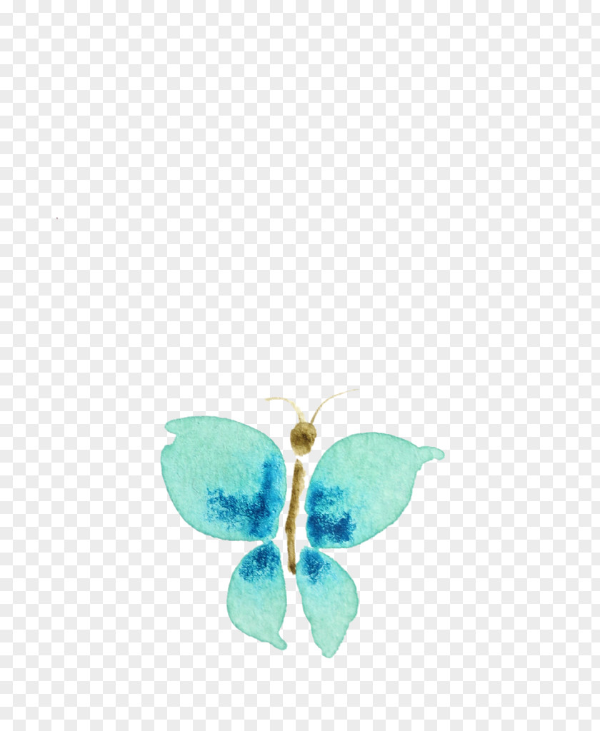 Watercolor Butterfly Painting Desktop Wallpaper Clip Art PNG