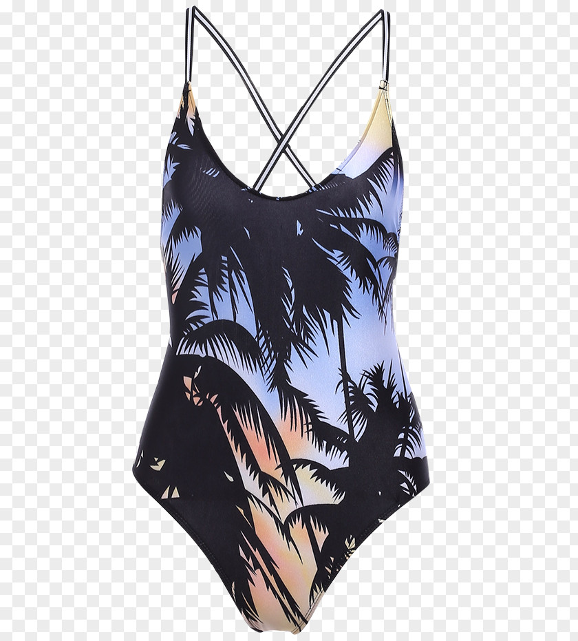 Woman Printing One-piece Swimsuit T-shirt Clothing Spaghetti Strap PNG