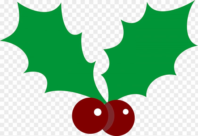 Holly Christmas Ornament PNG