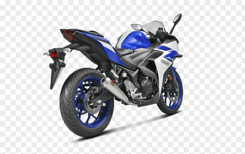 Motor Bike Race Yamaha YZF-R3 Exhaust System Company Akrapovič Motorcycle PNG