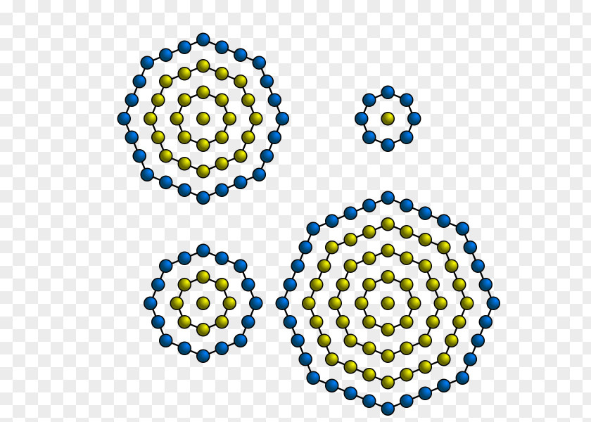 Number 81 Nonagonal Heptagonal Figurate PNG