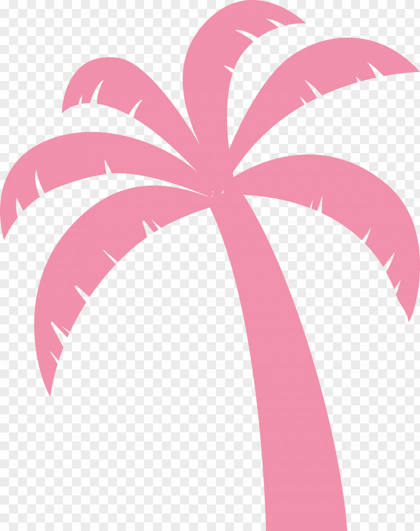 Petal Leaf Pink M M-tree Font PNG