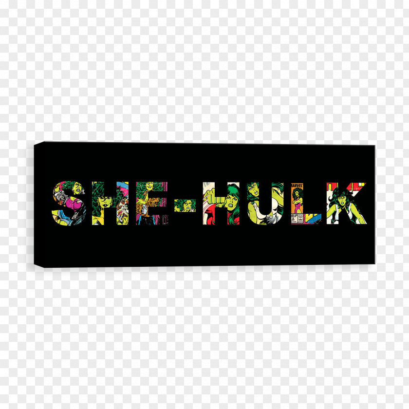 She Hulk She-Hulk Fantastic Four Canvas Marvel Comics PNG