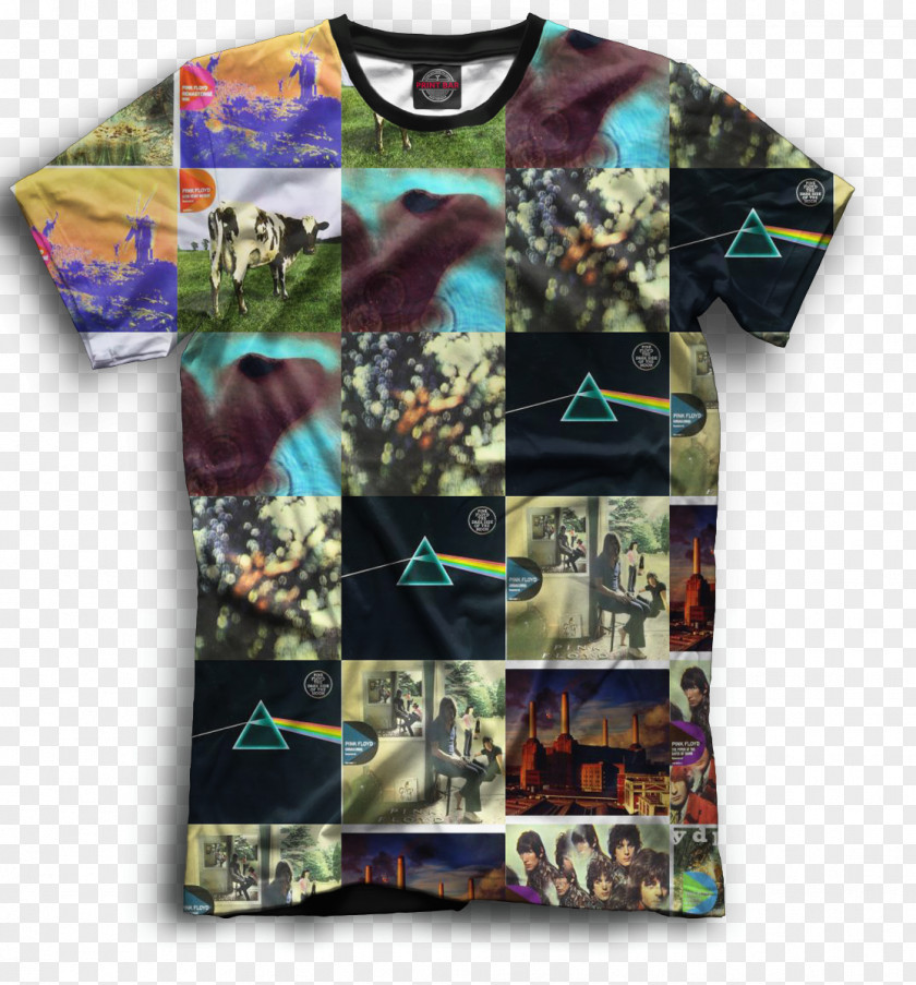 T-shirt Sleeve Obscured By Clouds Discovery Edition Collage PNG