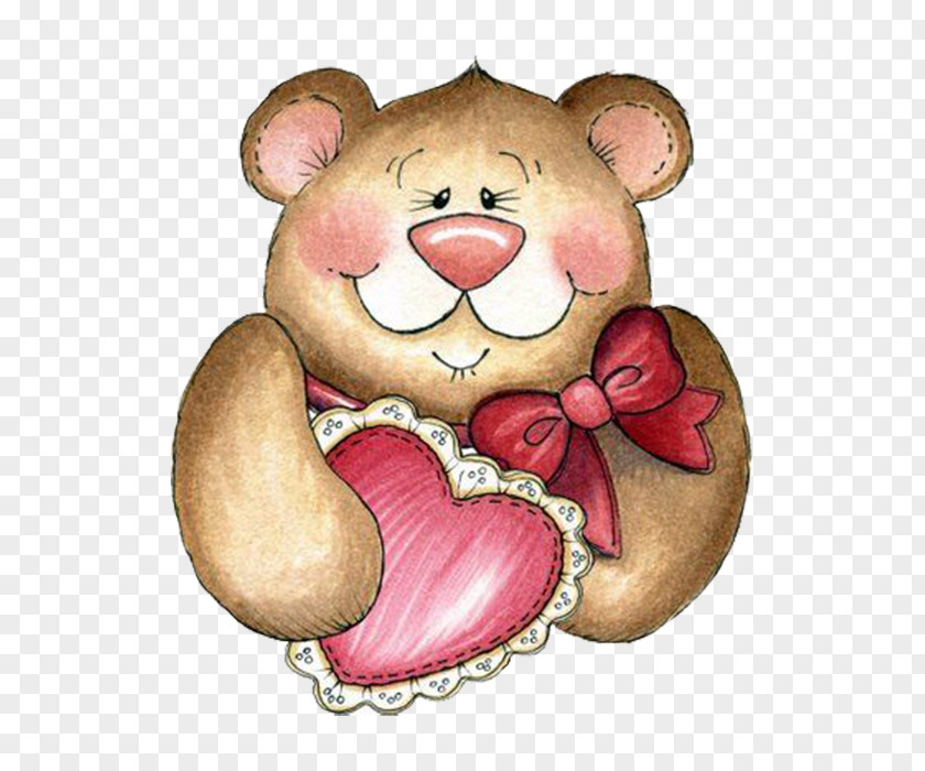 Toy Bear Valentines Day Animation Clip Art PNG