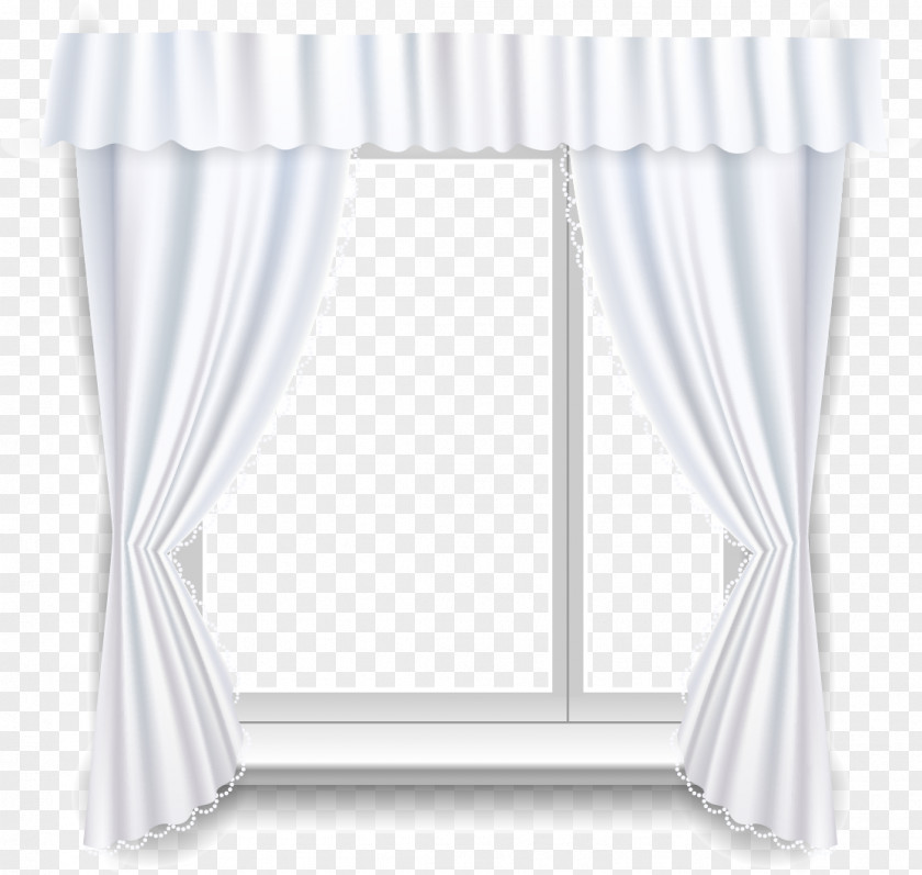 Vector Painted Windows Window Free Content Curtain Clip Art PNG